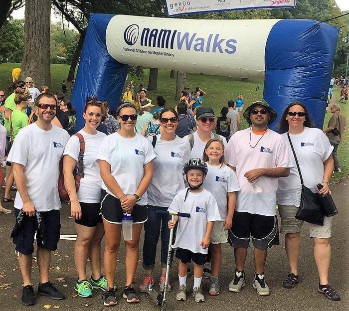 MNHTF team at NAMI Walks charity event